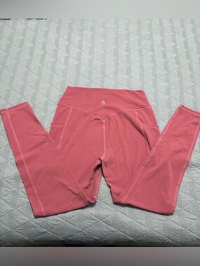 BuffBunny Rosa High-Rise Pocket Leggings Dusty Red